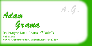 adam grama business card